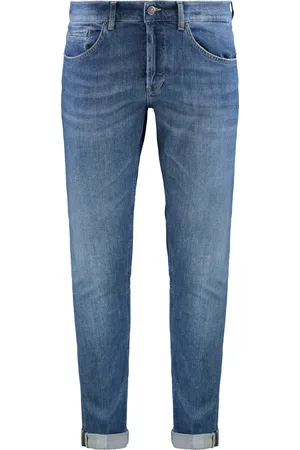 Dondup Jeans, Herre, Blå, W30, Bomuld, Skinny Jeans med Metal Detaljer
