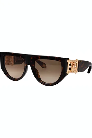 Roberto Cavalli Tilbehør, unisex, Brun, 56 MM, Uld, Solbriller