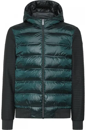 RRD Jakke, Herre, Grøn, 2XL, Hybrid Down Hooded Zipper Jakke