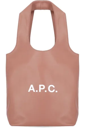 A.P.C. Taske, Dame, Lyserød, ONE SIZE, Læder, Rosa Syntetisk Læder Indkøbstaske