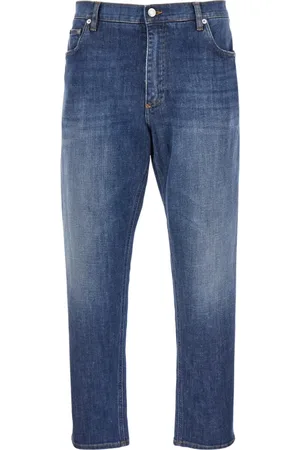 Dolce & Gabbana Jeans, Herre, Blå, XL, Bomuld, Loom 35 Jeans DG Back