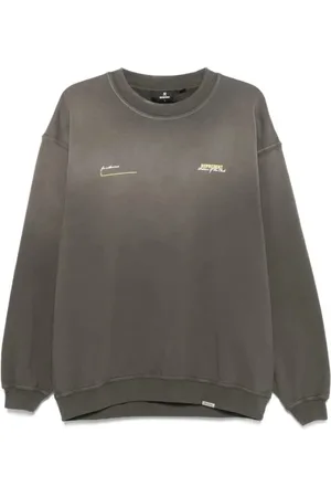 Represent Sweathshirts & Hoodies, Herre, Grøn, L, Bomuld, Club Sweater Olive Loose Fit