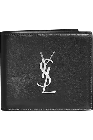 Saint Laurent Tilbehør, Herre, Sort, ONE SIZE, Læder, Sort Monogram East/West Wallet