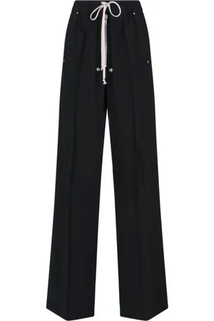 Rick Owens Bukser, Dame, Sort, S, Wide Bela Pants