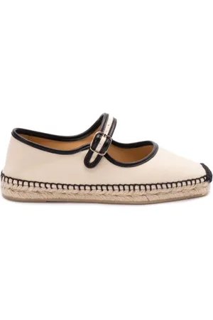 Castaner Sko, Dame, , 36 EU, Bomuld, Sorte Espadriller med Frontsnøring