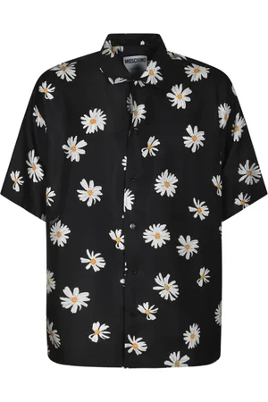Moschino Skjorte, Herre, Sort, M, Uld, Stilfulde Skjorter Kollektion