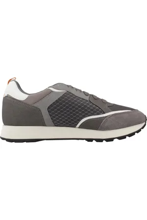 Geox Sko, Herre, Grå, 42 EU, Uld, Stilfulde Sneakers til Mænd
