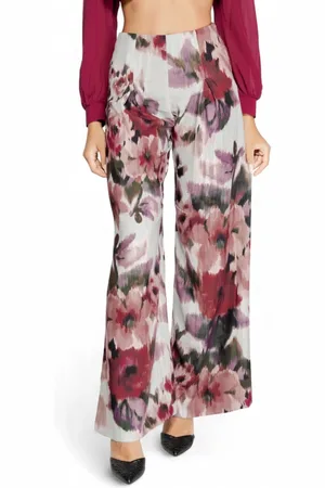 Rinascimento Bukser, Dame, Flerfarvet, XS, Polyester, Floral Zip Bukser