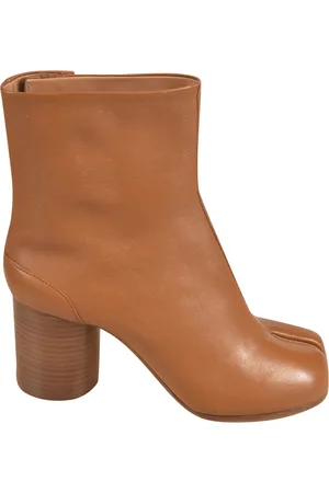 Maison Margiela Sko, Dame, Brun, 39 1/2 EU, Uld, Stilfulde støvler til mænd og kvinder