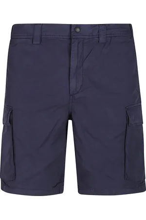 Woolrich Shorts, Herre, Blå, W38, Bomuld, Cargo Shorts i Gabardine Stof