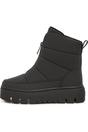 CESARE GASPARI Sko, Dame, Sort, 40 EU, Uld, Stilfulde Vinterstøvler Non-Slip Varm