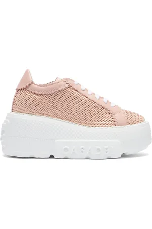 Casadei Sko, Dame, Lyserød, 37 EU, Læder, Nexus Sneakers
