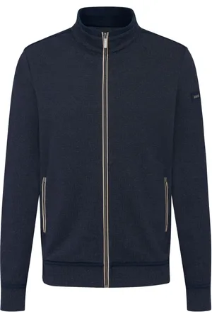Bugatti Jakke, Herre, Blå, 2XL, Uld, Stilfulde Blå Jakker