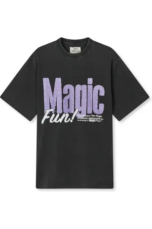 Mads Norgaard Top, Dame, Sort, XS, Uld, Sort Oversize T-shirt med halve ærmer