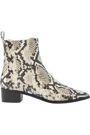 Scarosso Sko, Dame, Flerfarvet, 36 EU, Læder, Python Heeled Chelsea Boot