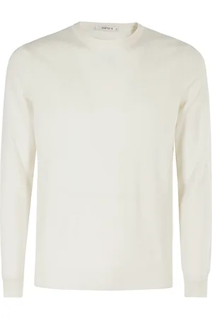 KANGRA CASHMERE Strik, Herre, Hvid, 2XL, Hyggelig Striktrøje til Vinterdage