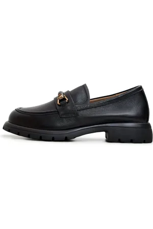 CESARE GASPARI Sko, Dame, Sort, 37 EU, Læder, Læder Platform Loafers - Sort
