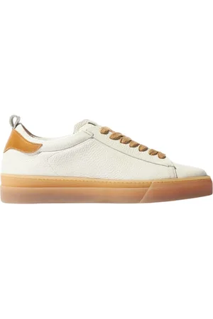 Scarosso Sko, Herre, Hvid, 45 EU, Læder, Joseph Sneakers