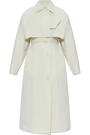 Lanvin Frakke, Dame, , S, Bomuld, Trench coat med bælte