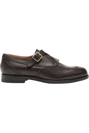 Scarosso Sko, Dame, Brun, 41 EU, Læder, Olga Monk Strap Sko