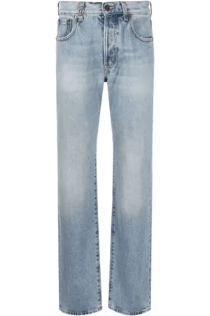Saint Laurent Jeans, Dame, Blå, W29, Bomuld, Cassandre Jeans