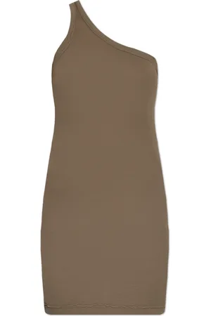 Rick Owens Top, Dame, Grøn, XS, Uld, Top med én skulder