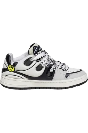 BARROW Sko, unisex, Sort, 41 EU, Uld, Sorte Sneakers med Smiley-Detalje
