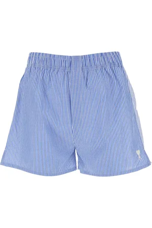 Ami Undertøj, Herre, Blå, XL, Bomuld, Stribet Blåt Undertøj Briefs Elastisk Talje