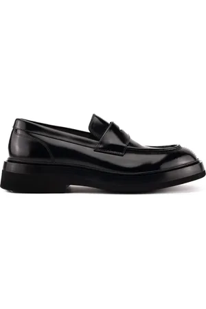 santoni Sko, Herre, Sort, 42 1/2 EU, Læder, Laklæder Loafers