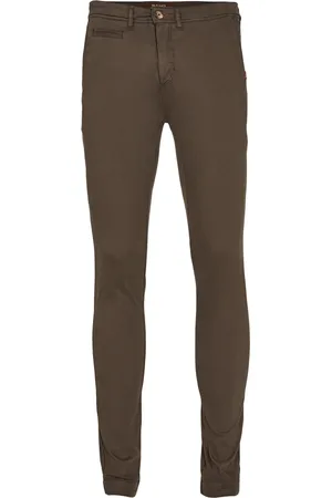 Sand Bukser, Herre, Brun, 3XL, Suede, Chinos