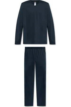 Hanro Nightwear & Lounge, Herre, Blå, XL, To-delt pyjamas