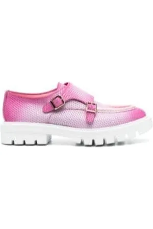 santoni Sko, Dame, Lyserød, 40 EU, Uld, Stilfulde Loafers