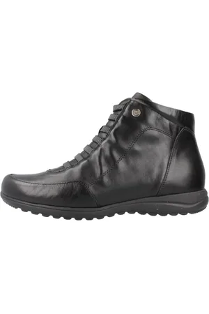 Pitillos Sko, Dame, Sort, 36 EU, Uld, Stilfulde Lace-up Støvler 118P