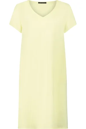 Betty Barclay Kjole, Dame, Gul, 2XL, Tropisk Maxi Kjole
