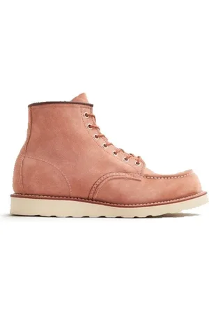Red Wing Sko, Herre, Lyserød, 41 1/2 EU, Læder, Dusty Rose Moc Toe Snørestøvler