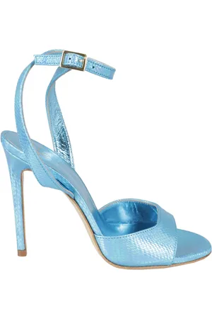 GIAMPAOLO VIOZZI Sko, Dame, Blå, 36 EU, Uld, Elegant Sandal