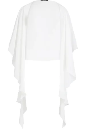 Vera Mont Jakke, Dame, Hvid, L, Chiffon, Chiffon Ruffle Stole