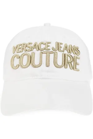VERSACE Tilbehør, Dame, Hvid, ONE SIZE, Bomuld, Kasket