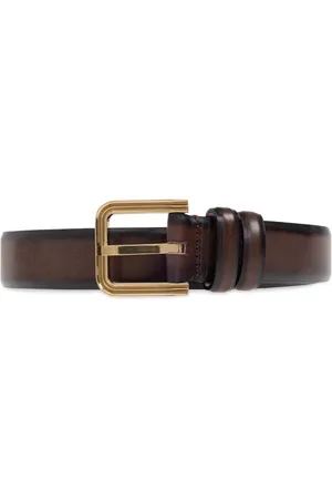 Max Mara Tilbehør, Dame, Brun, M, Læder, Læderbælte