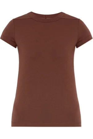 Rick Owens Top, Dame, Rød, M, Bomuld, Level T T-Shirt