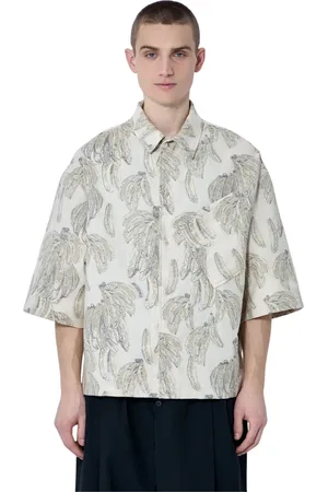 Jacquemus Skjorte, Herre, , L, Bomuld, Aloe Skjorte i Bomuldspoplin