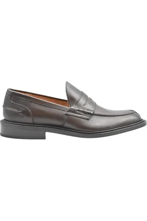 TRICKERS Sko, Herre, Brun, 44 EU, Læder, Brun Mokkasin Stil Flade Sko