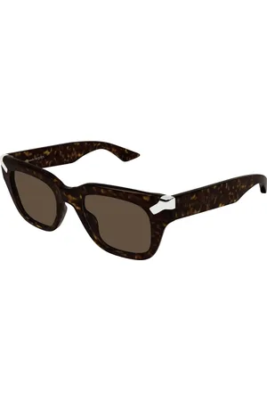 Alexander McQueen Tilbehør, Herre, Brun, 51 MM, Solbriller Am0439S Farve 003