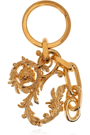 VERSACE Tilbehør, Herre, Gul, ONE SIZE, Nøglering med charms