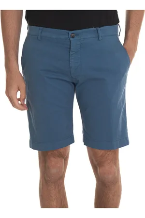 Berwich Shorts, Herre, Blå, 3XL, Bomuld, Bomuld Bermuda Shorts med Skræddersyet Ventil