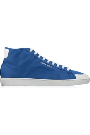 Saint Laurent Sko, Herre, Blå, 41 1/2 EU, Læder, 732272 4075 Sneakers