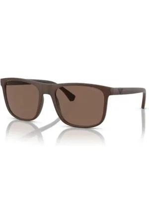 Emporio Armani Tilbehør, unisex, Brun, ONE SIZE, Uld, Stilfulde solbriller samling