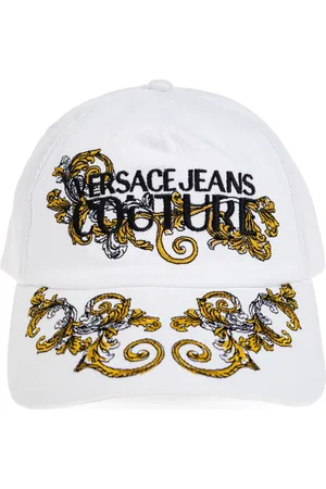 VERSACE Tilbehør, Dame, Hvid, ONE SIZE, Bomuld, Baseball cap