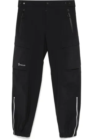 Moncler Bukser, Herre, Sort, XL, Sorte Bukser med Manchetter
