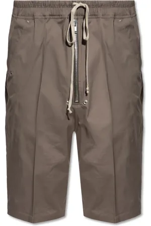 Rick Owens Shorts, Herre, Brun, L, Bomuld, Bela Pods Bermuda Shorts